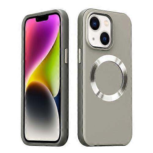 For iPhone 15 CD Pattern Magsafe PC Mobile Phone Case