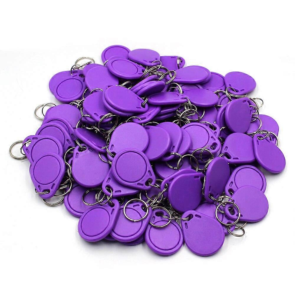 100pcs / lot UID 13.56MHz IC Clone Card Changeable Smart Keyfobs Key Tags Duplicateur de carte copie IC Key fobs Token Tags