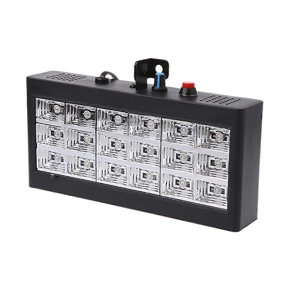 Mini Strobe Light 18 LED Party Stage Light Sound Control Stage Light Disco Dj Light Party Wedding Ktv Bar EU Plug