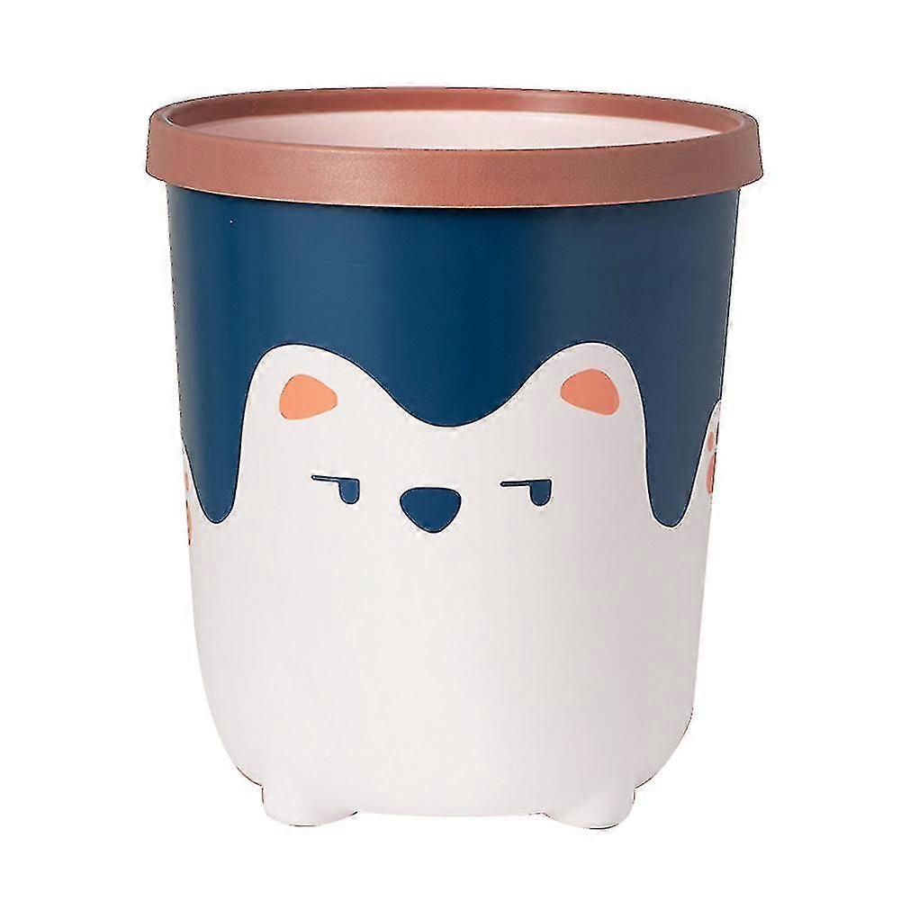 Cute Bear Trash Can Kitchen Supplies Storage Bin Trash Can Pink S