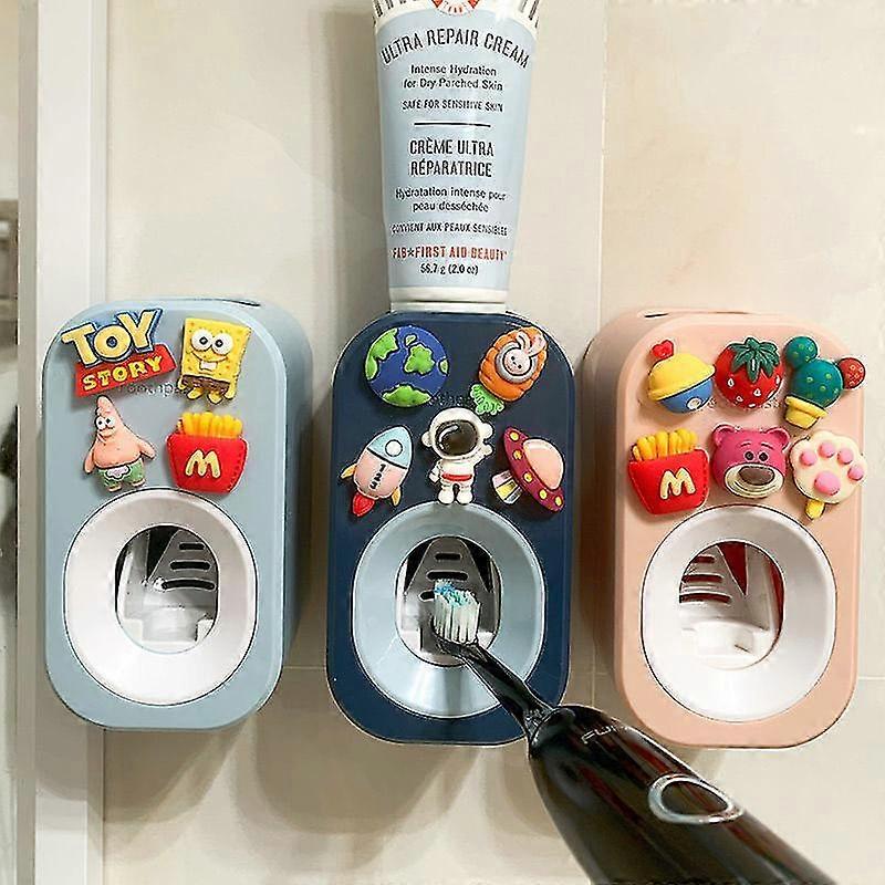 Automatic Toothpaste Squeezer Cartoon Automatic Toothpaste Holder (spaceman 1)