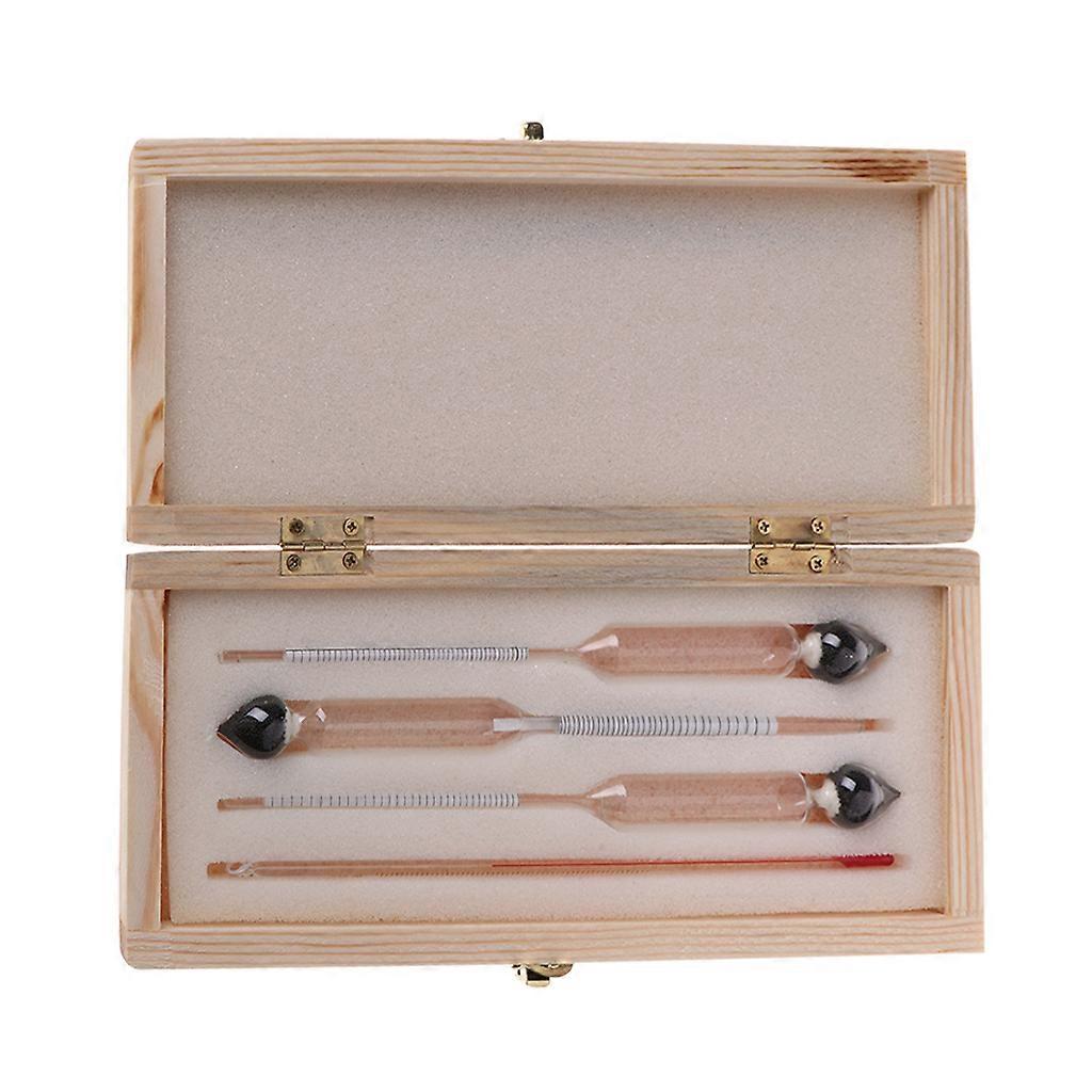 3 Pcs 0-100% Hydrometer Alcoholmeter Tester Alcohol Measuring Tool Easy to Use