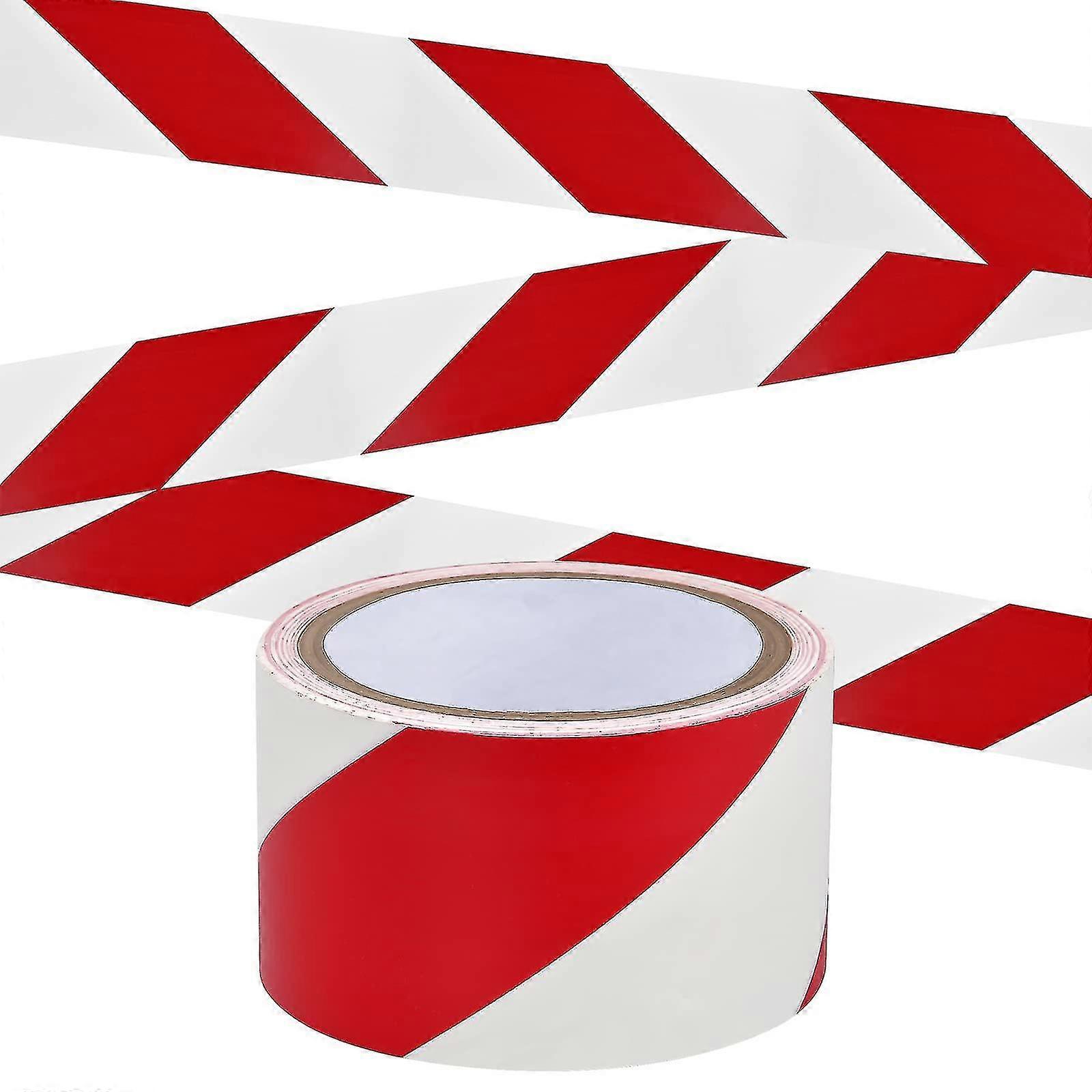 Hazard Warning Tape, 60mm X 18m Hazard Warning Tape Pvc Floor Marking Tape Building Site Tape, Construction Site Warning Tape Perimeter Safety Marking