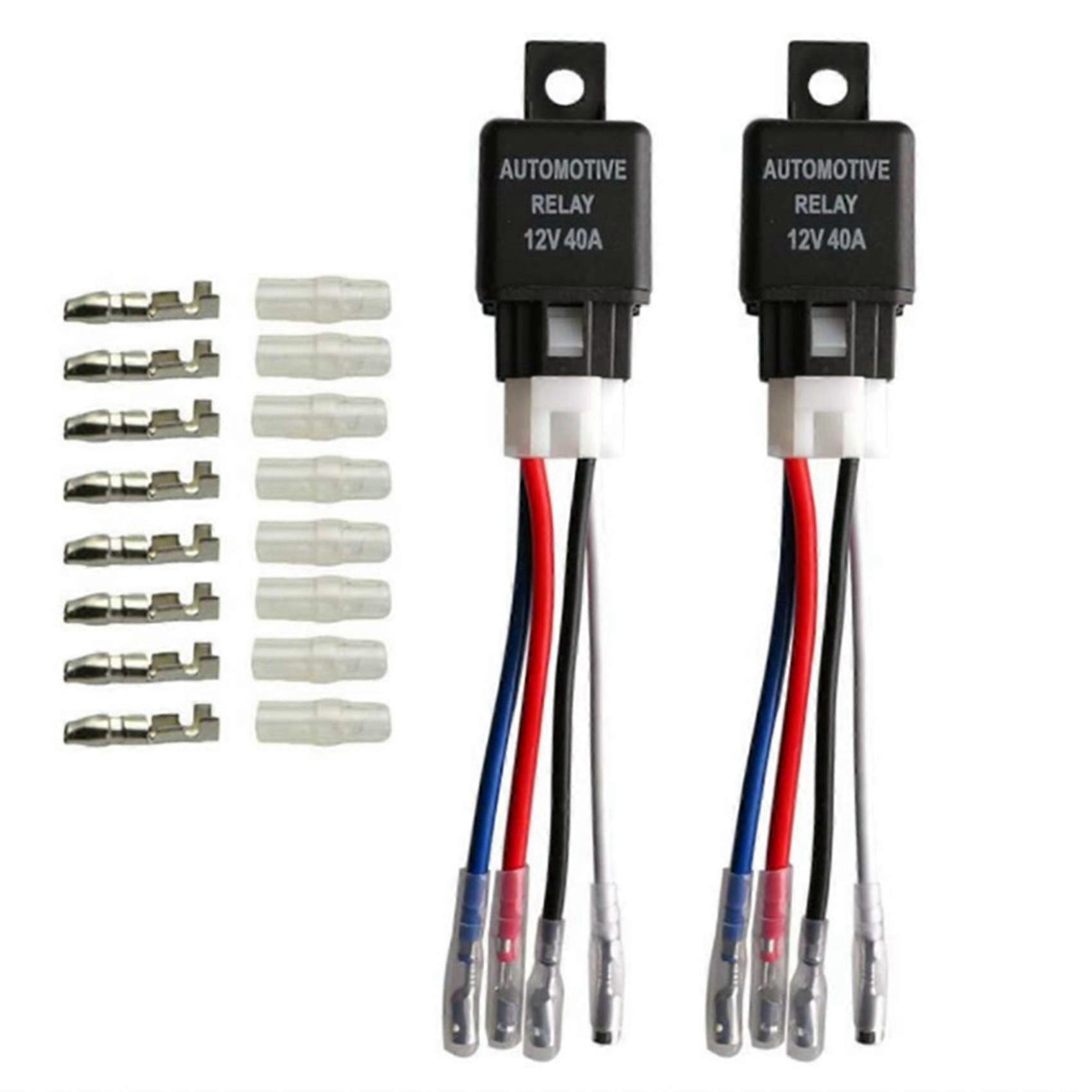 Relay Harness Jd1912 Waterproof Car Relay With Cable 12v 40a 4pin Automotive Relay Socket Harness F
