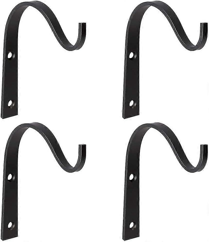 Iron Wall Hooks Plant Hanger Bracket, Decorative Metal Plant Hooks For Hanging Planter