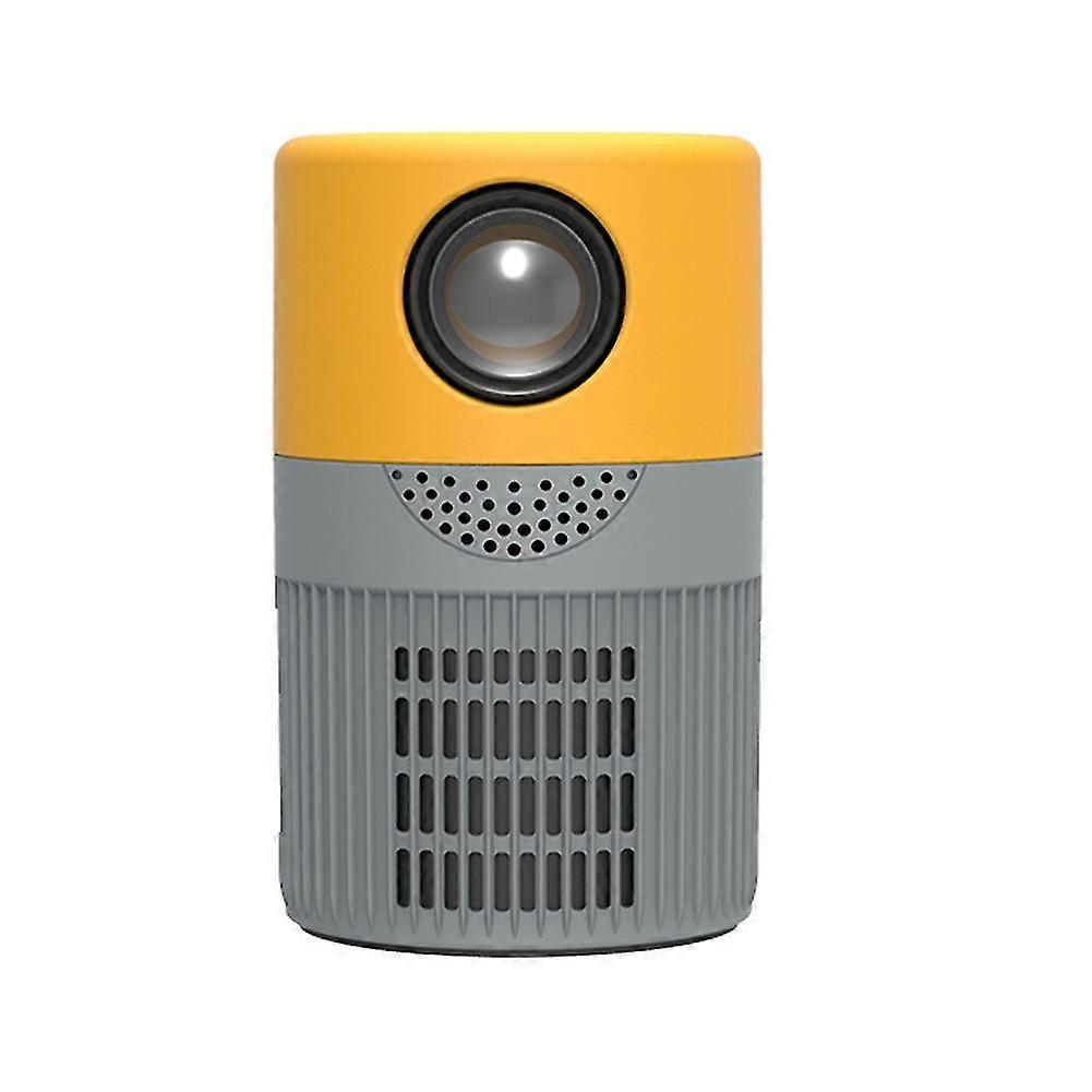 Yt400 Projector Lcd Mini Projector Home Proyector Theater 1080p Wifi Portable Media Player Yellow-g