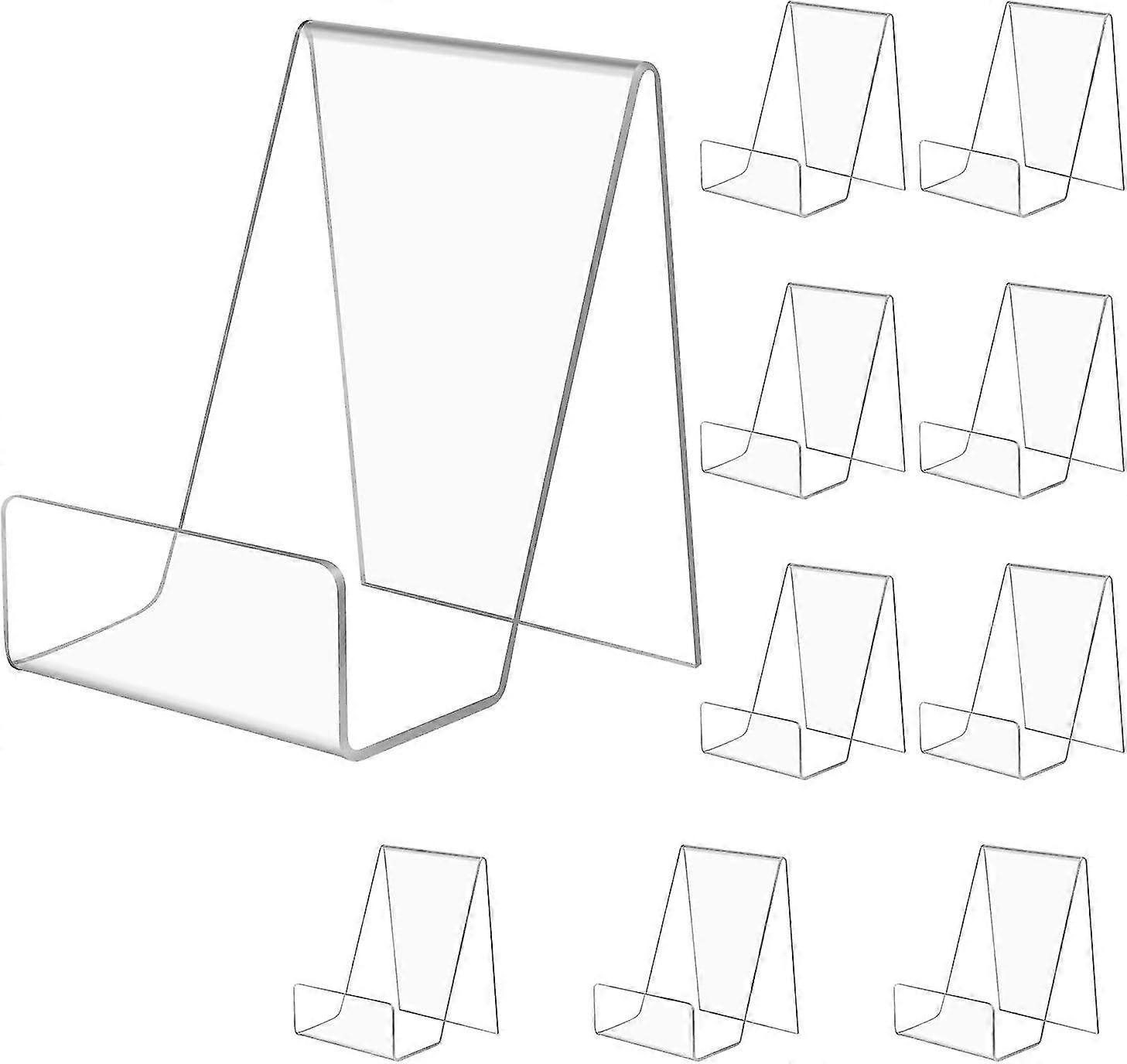 Acrylic Book Stand, Acrylic Book Display Stand With Ledge, Clear Easel Stand For Display, Clear Acrylic Holder For Displaying Picture Music Sheets