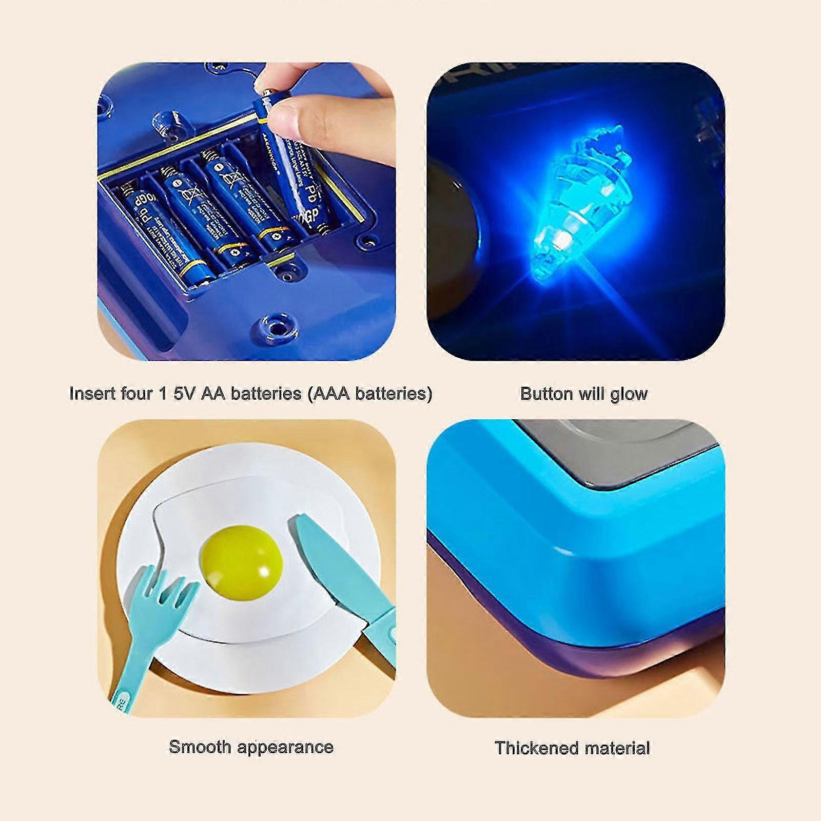 2023 لعبة صندوق طبخ الذواقة الجديدة ، التظاهر باللعب صندوق الطبخ الذواقة للأطفال ، محاكاة مقلاة المياه تغيير لون الطعام محاكاة لعبة الطبخ / YY