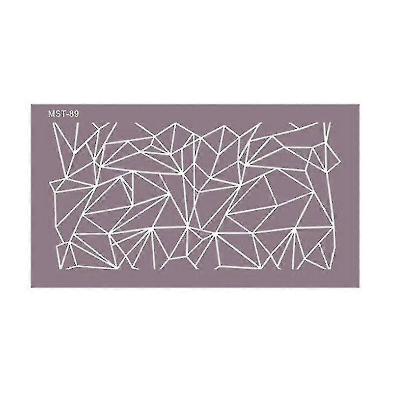 Irregular Geometric Design Mesh Stencil Fondant Lace Mold Diy Crafts Baking Mould Wedding Kitchen Making Cake Decorating Tool