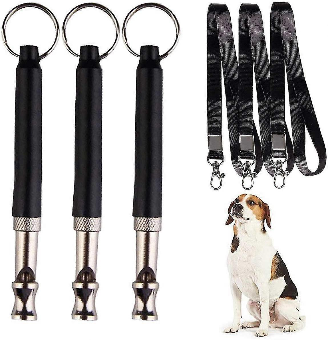 MIMIGO 3pcs Dog Whistle, Adjustable Professional Pitch Ultrasonic Dog Training Whistle