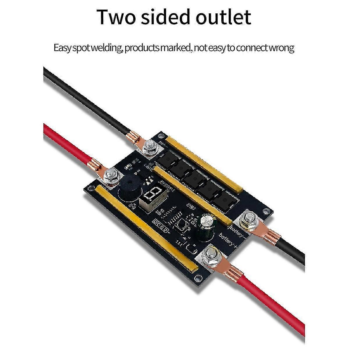 18650 Lithium Battery Spot Welder Pen Control Board Touch Welding Machine 12v Automatic Spot 9-speed Output Module,b