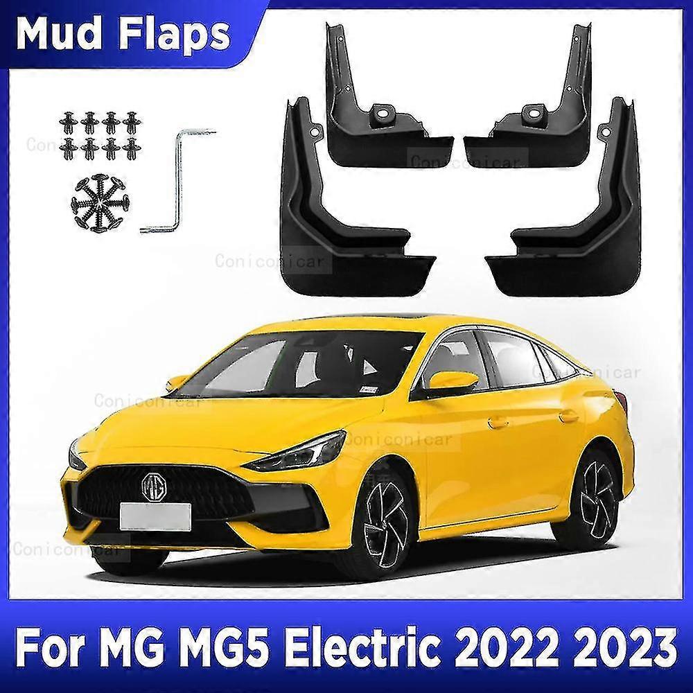 Pour Mg Mg5 Electric 2022 2023 - 4pcs Garde-boue Splash Guard Garde-boue avant arrière Garde-boue