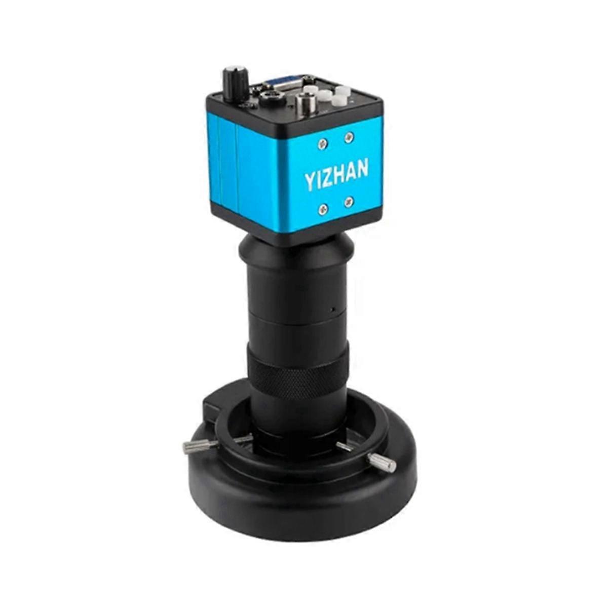 Microscópio monocular VGA de 13 MP, conjunto de câmera digital com lente ajustável de 130X para reparo de computador