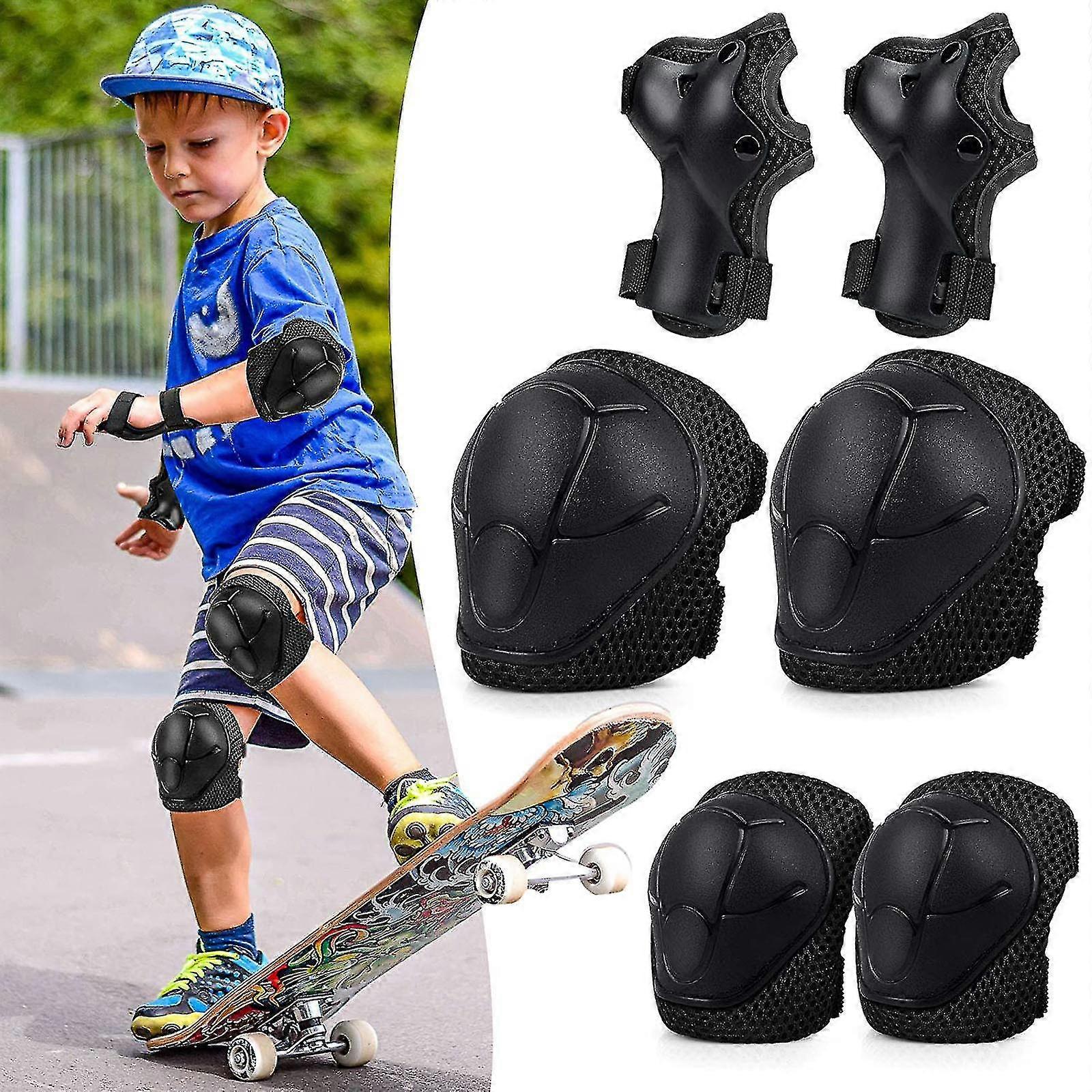 6 In 1 suojavarusteet polvisuojat lapsille polvi- ja kyynärpääsuojat