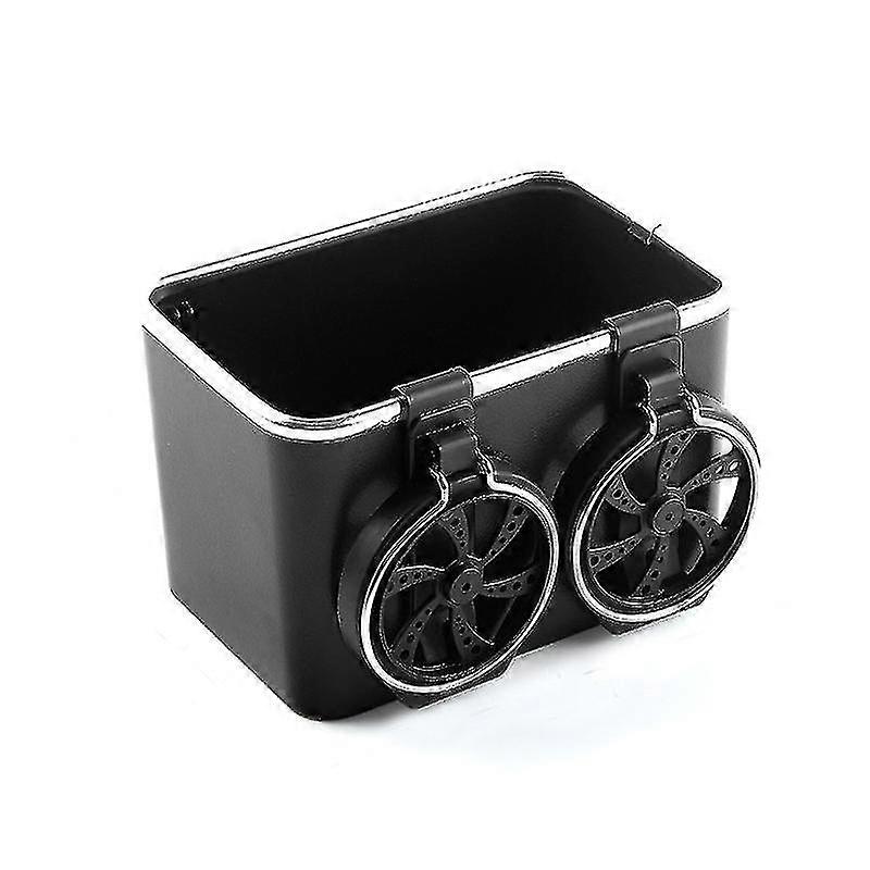 Auto Armlehne Aufbewahrungsbox Wasserhalter, Multifunktionale faltbare Autositzschale Organizer