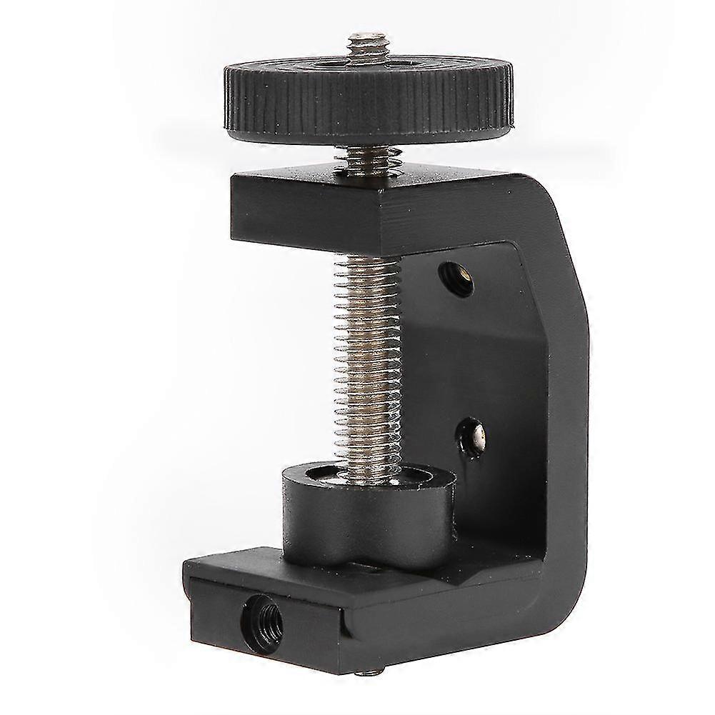 Aluminium Alloy Cshape Clip Fixed Desktop Clamp For Flashlight Camera Tripod Stand