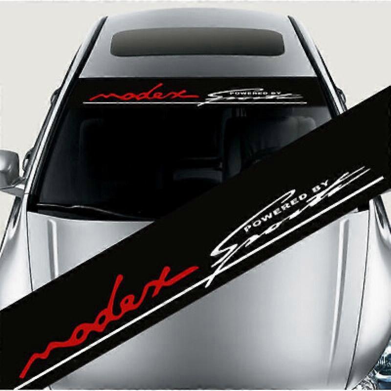 Front Rear Windshield Decal Auto Car Styling Window Sticker Black