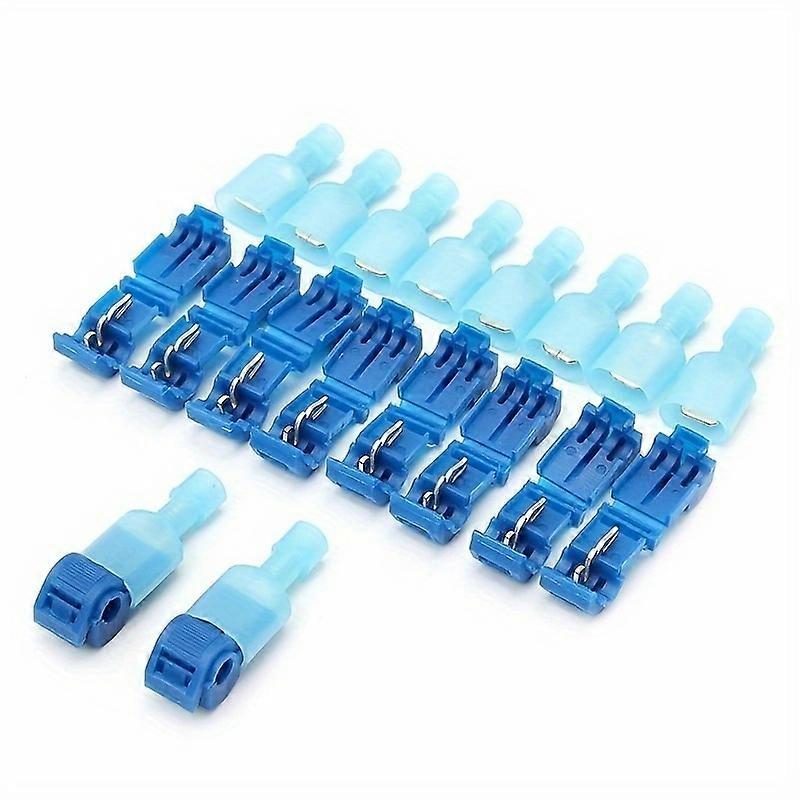 20/50/100pcs Waterproof Quick Connect Electrical Wire Terminals with Snap Splice Lock - Easy Crimp Wire Connector for Secure Connections