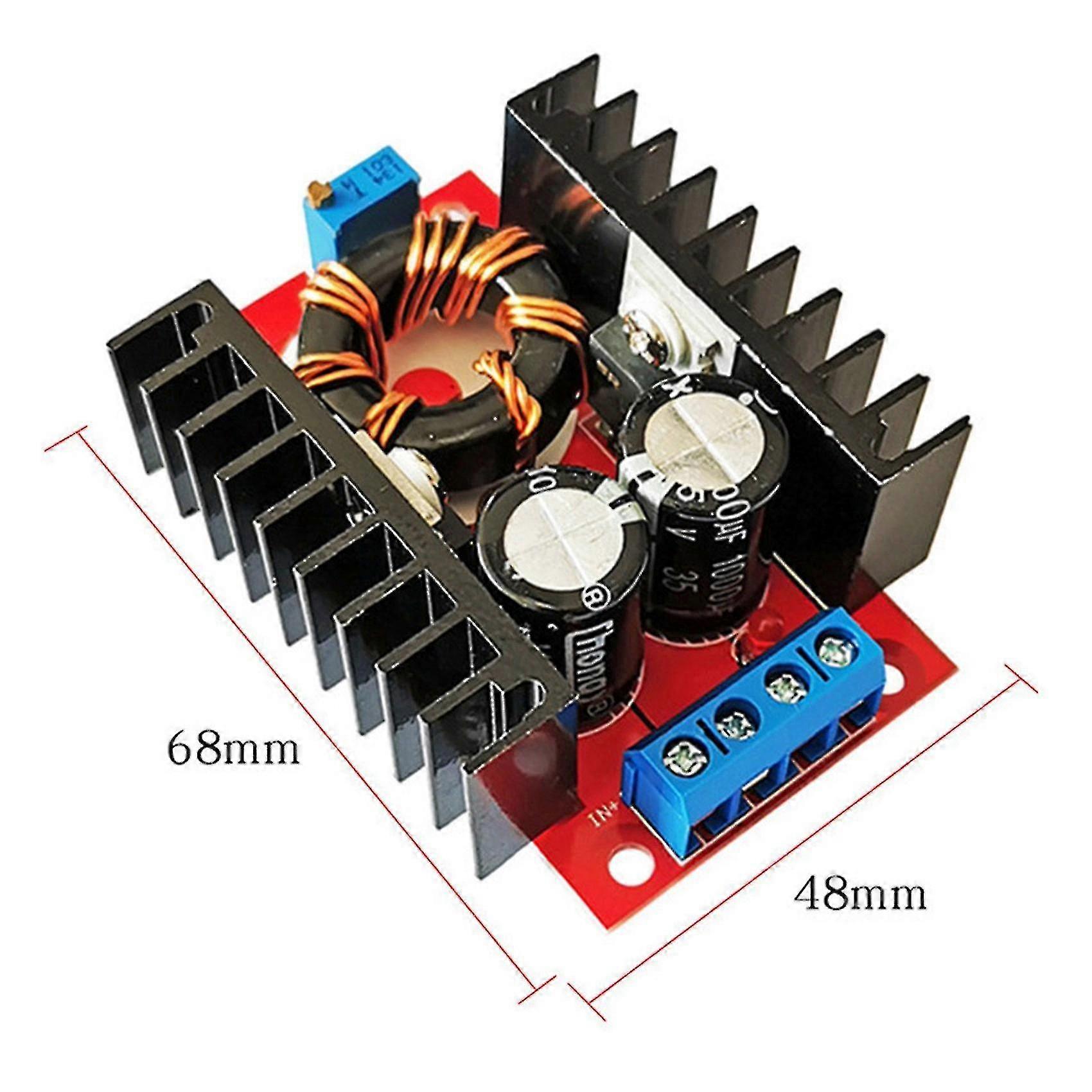 Dc-dc Boost Module 150w High Power Adjustable Notebook Car Power Supply 10v-32v To 12v-35v PXCL