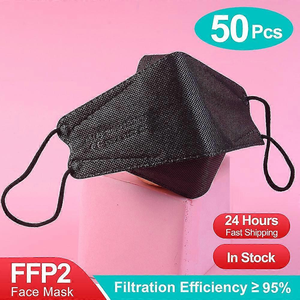 5-100Pcs Ce Ffp2 Mascarillas Kn95 Certificadas Masque Facial Approuvé Sécurité Hygiénique Protection Masques Respirateur Ffp2 Masques De Poisson