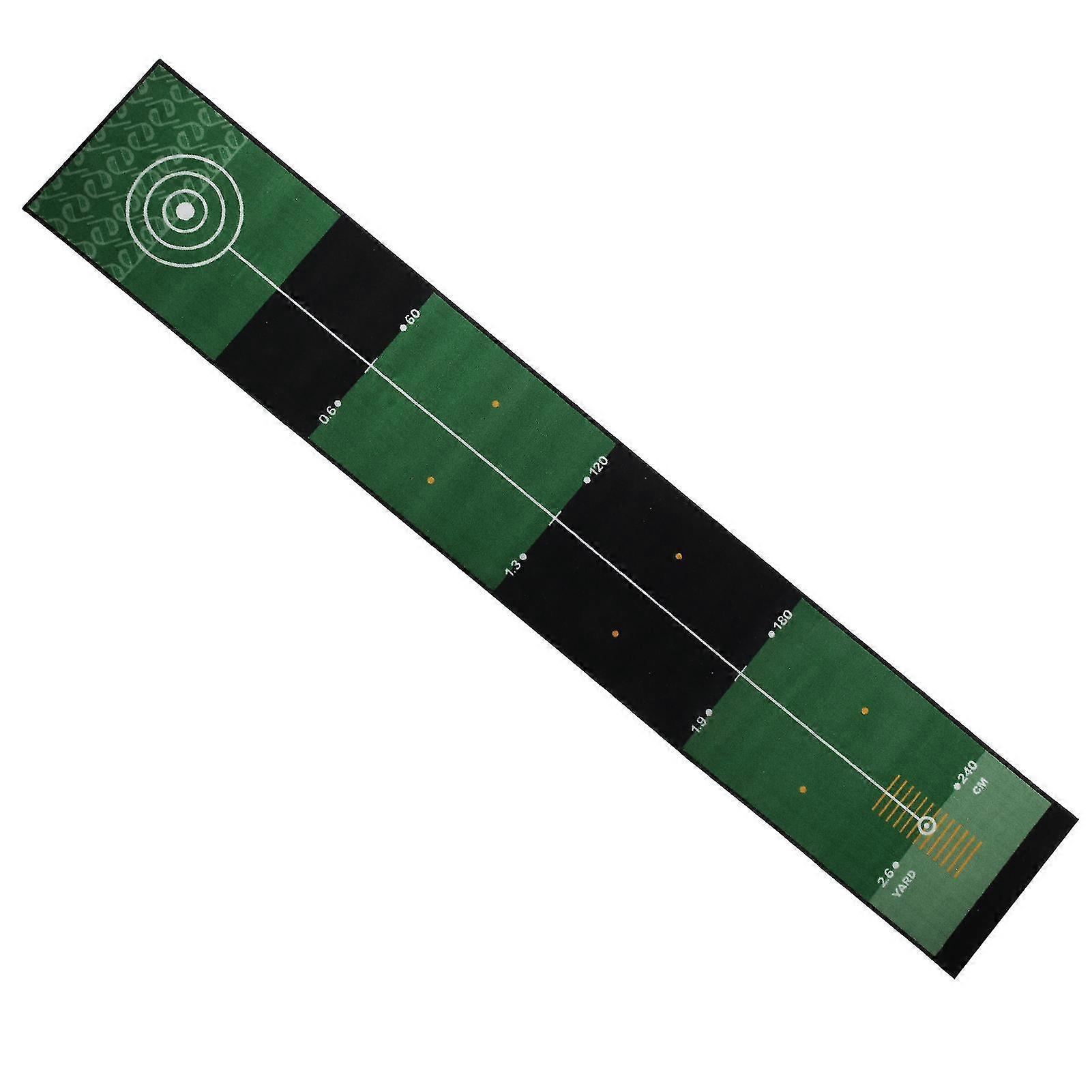 Foldable Indoor Golf Putting Trainer Blanket Practice Mat Green Fairway Pad