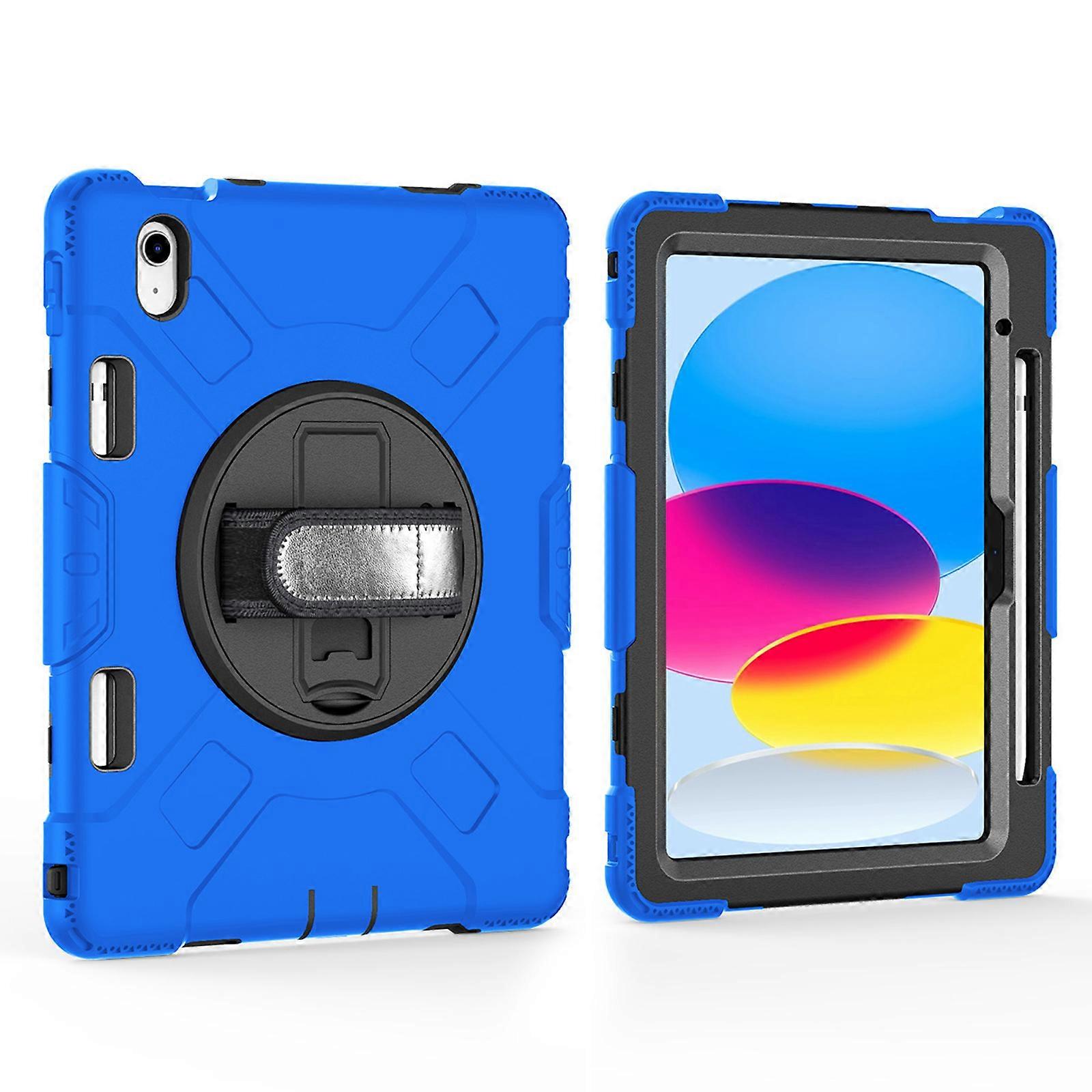 Capa para iPad Pro 11/13 polegadas 2024, Capa protetora à prova de choque de grau militar com suporte para lápis e suporte e alça