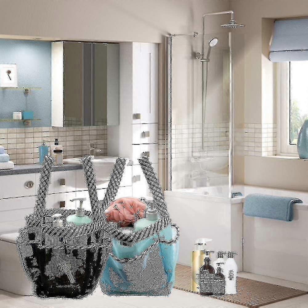 Mesh Shower Caddy, nopea kuiva suihku laukku roikkuu wc
