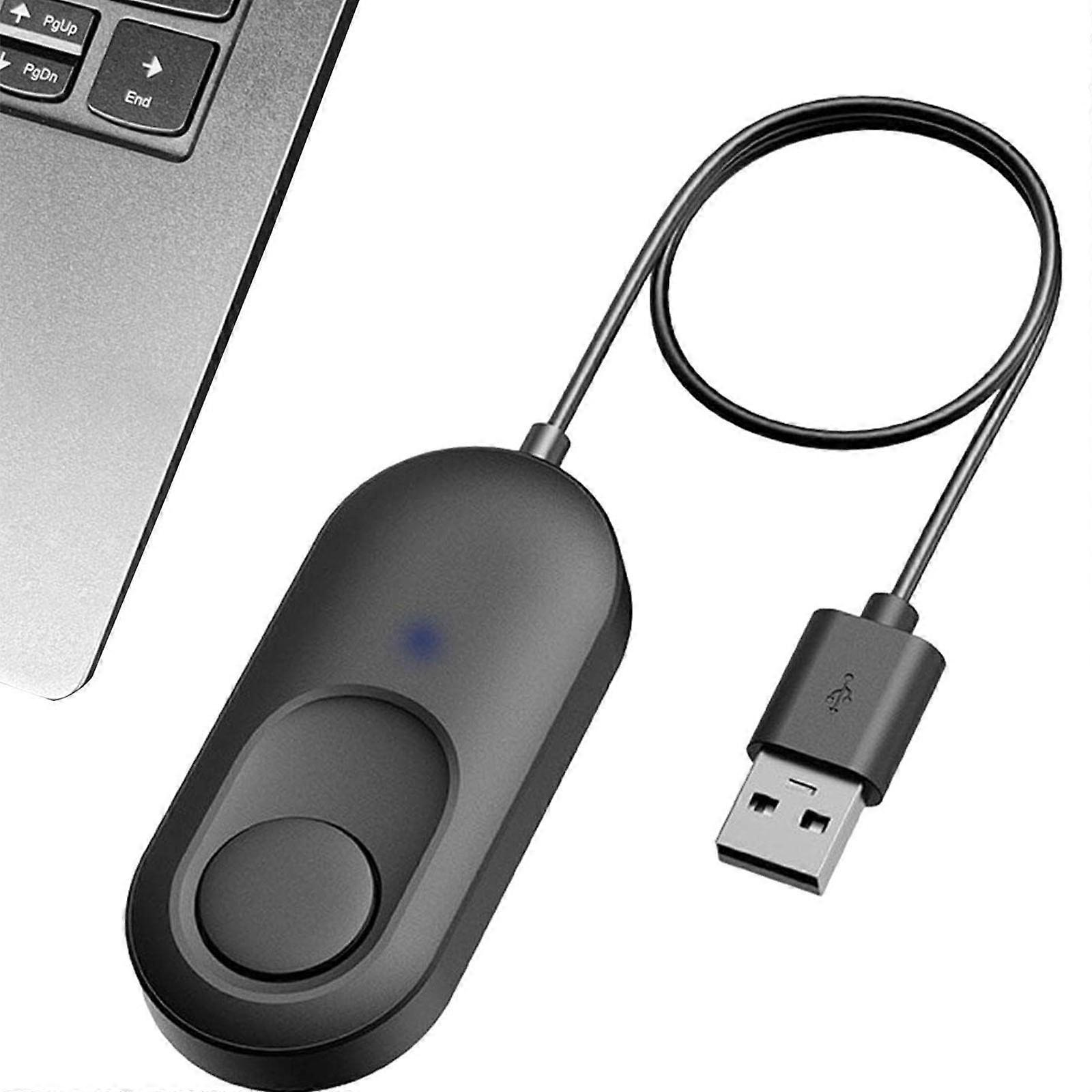 Undetectable Mouse Mover, USB Mouse Jiggler Shaker, Mouse Mover Device Driver-Free Mouse Movement Keeps Computer Awakening