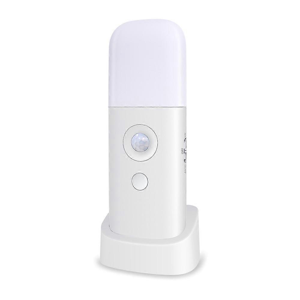 Motion Sensor Night Lights Indoor, Rechargeable Night Light Battery Powered, White