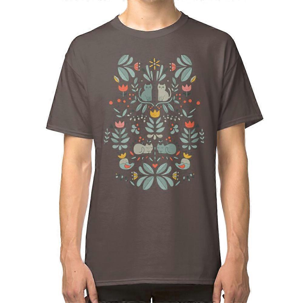 تي شيرت القطط الشعبية السويدية