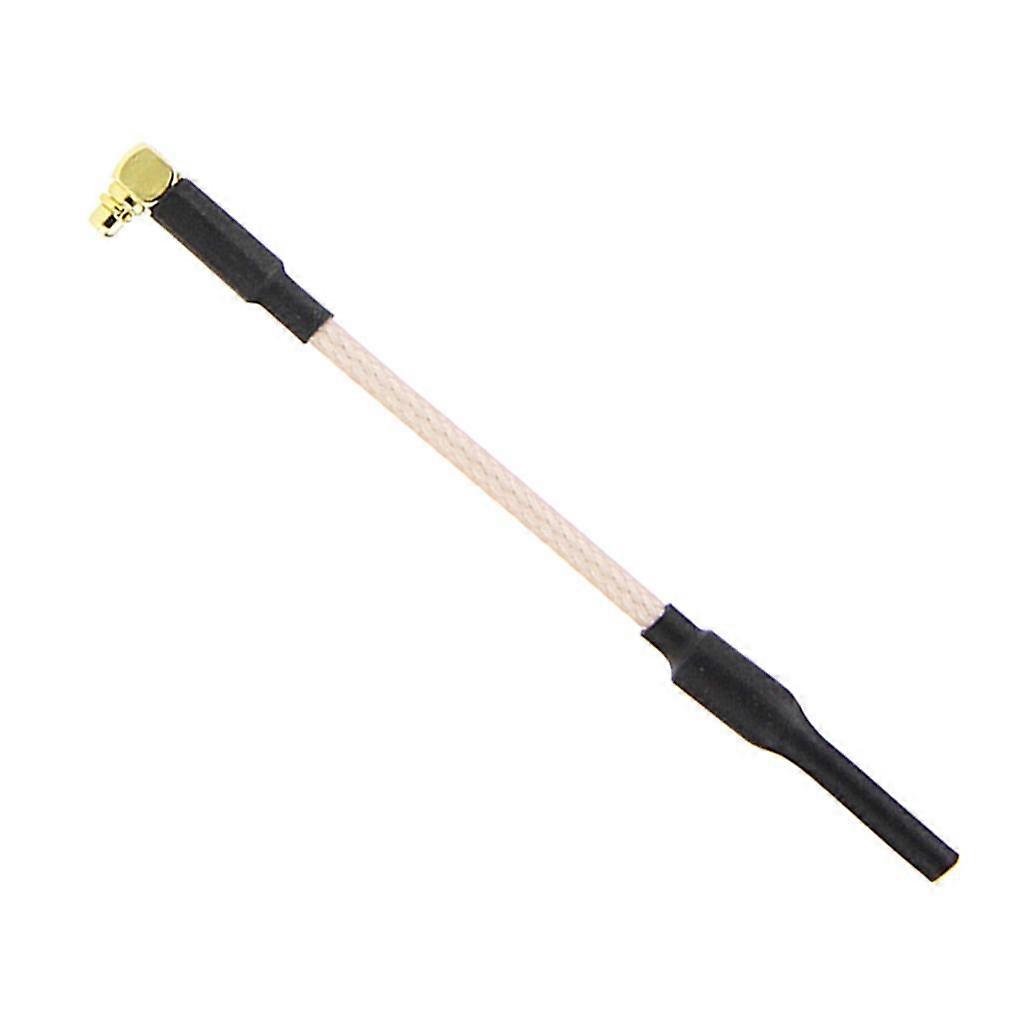 5.8GHz 2dBI MMCX FPV Brass Linear Antenna, Right Angle