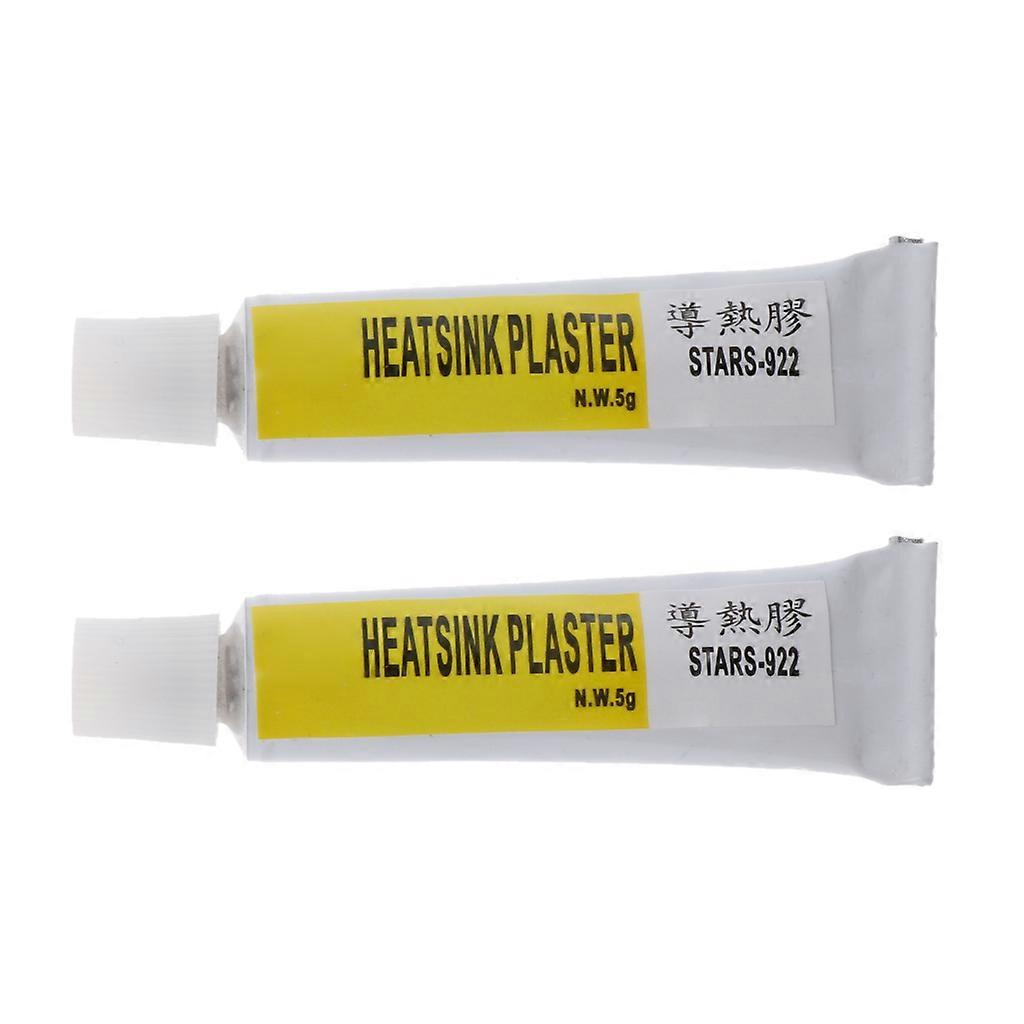 2Pcs Thermal Conductivity Grease Paste Silicone Heat Sink Compound 0.671W/M-K