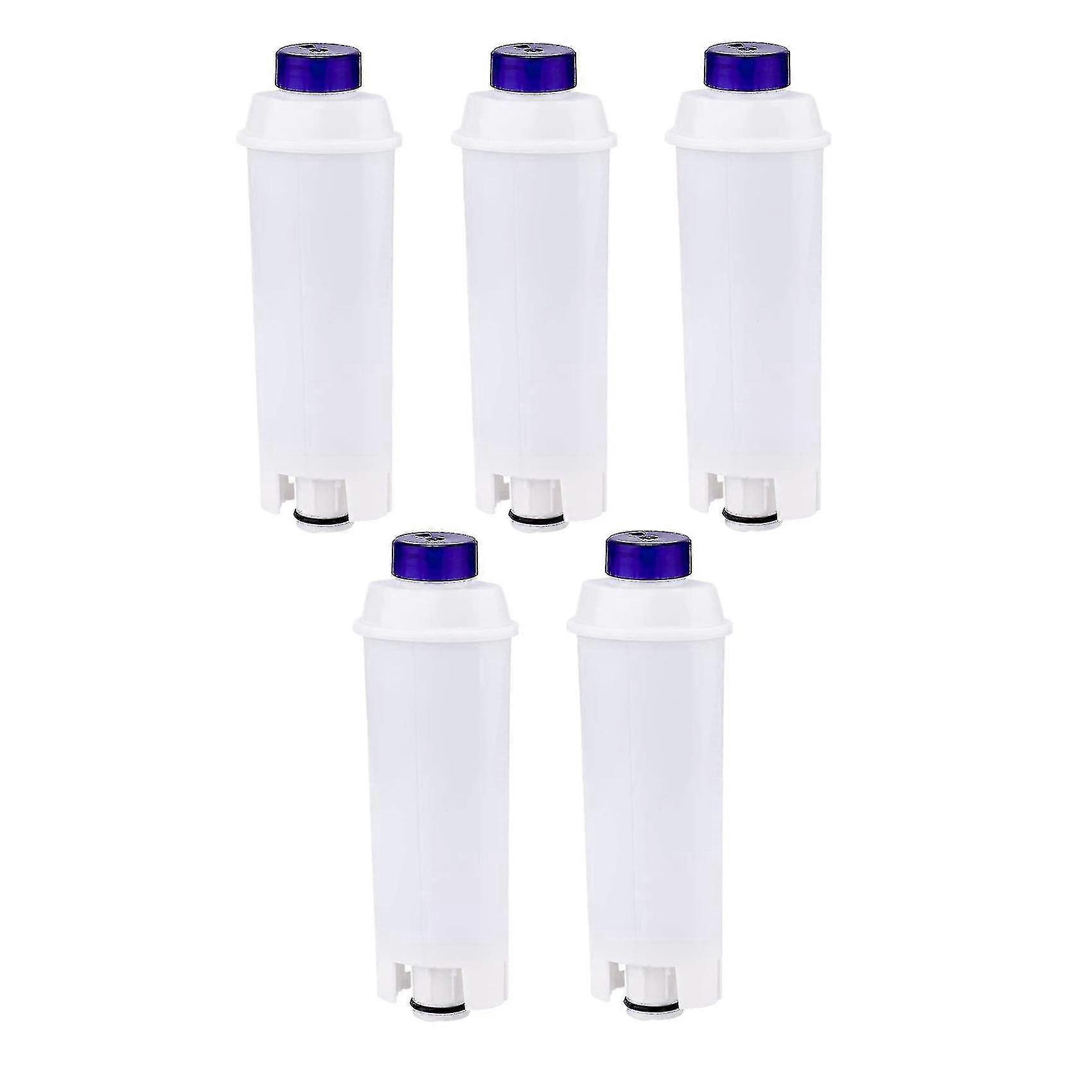 5 Pcs Coffee Machine Replacement Water Filter For Delonghi Dls