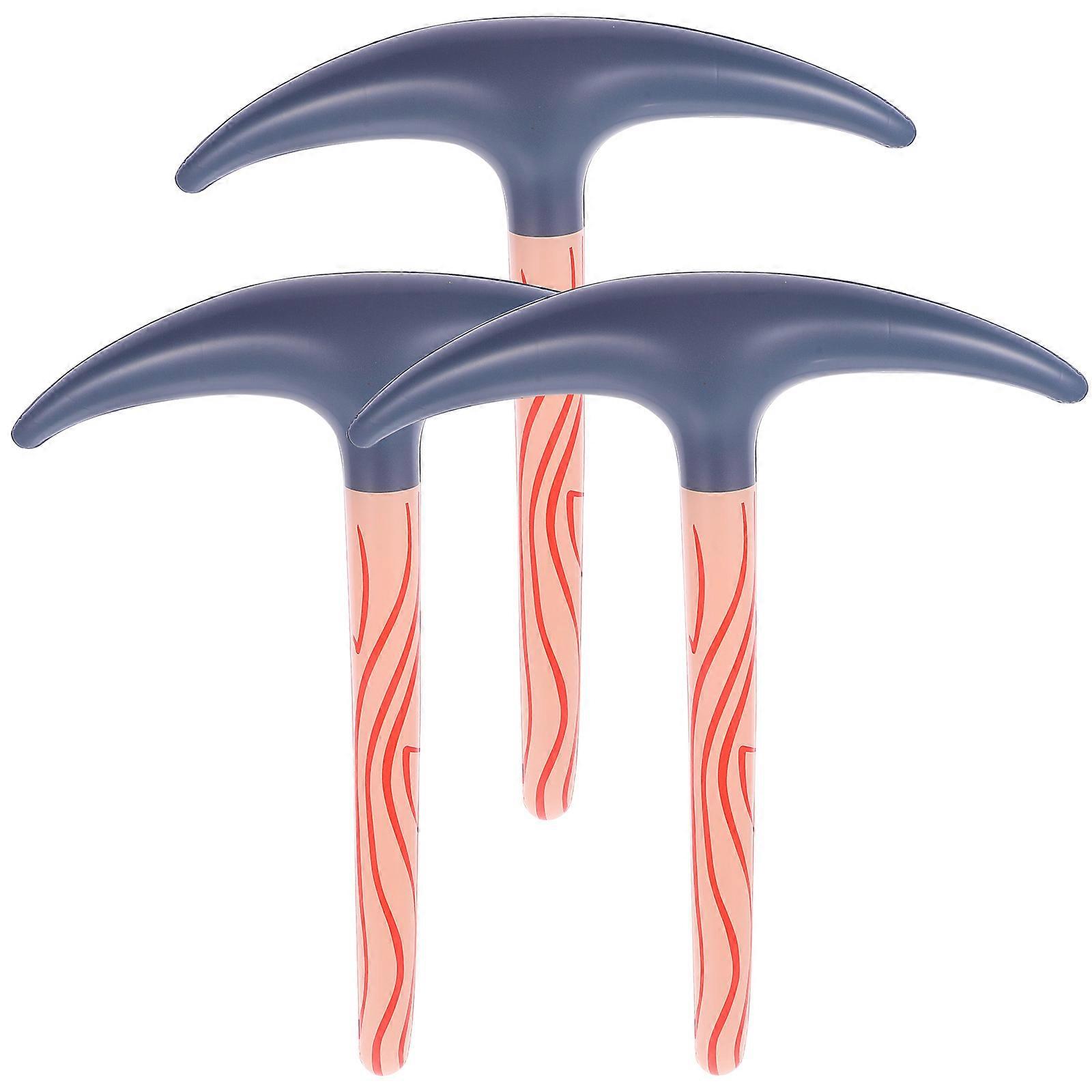 Lot de 3 pioches gonflables en PVC