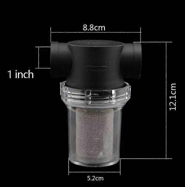 Garden Pond 1/4inch 3/4inch Inline Mesh Strainer Water Pump Filter Irrigation High Flow Pipeline Filter 1 PcsIn-