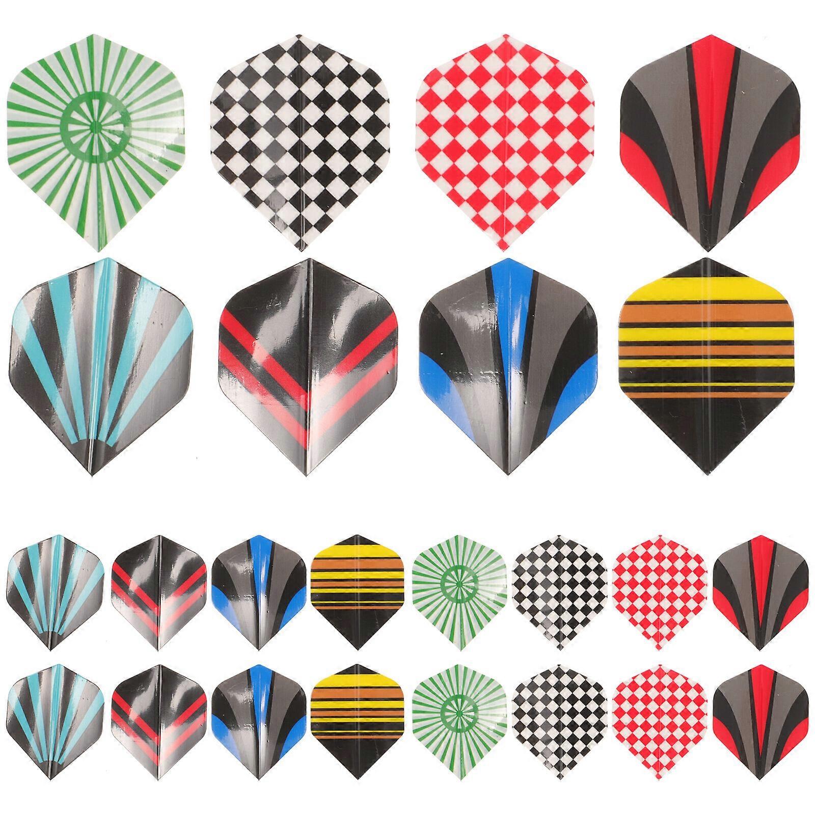 24pcs Dart End Wings Dart liefert leichte Dart Flügel Balance Dart Tails Portable Dart Flights