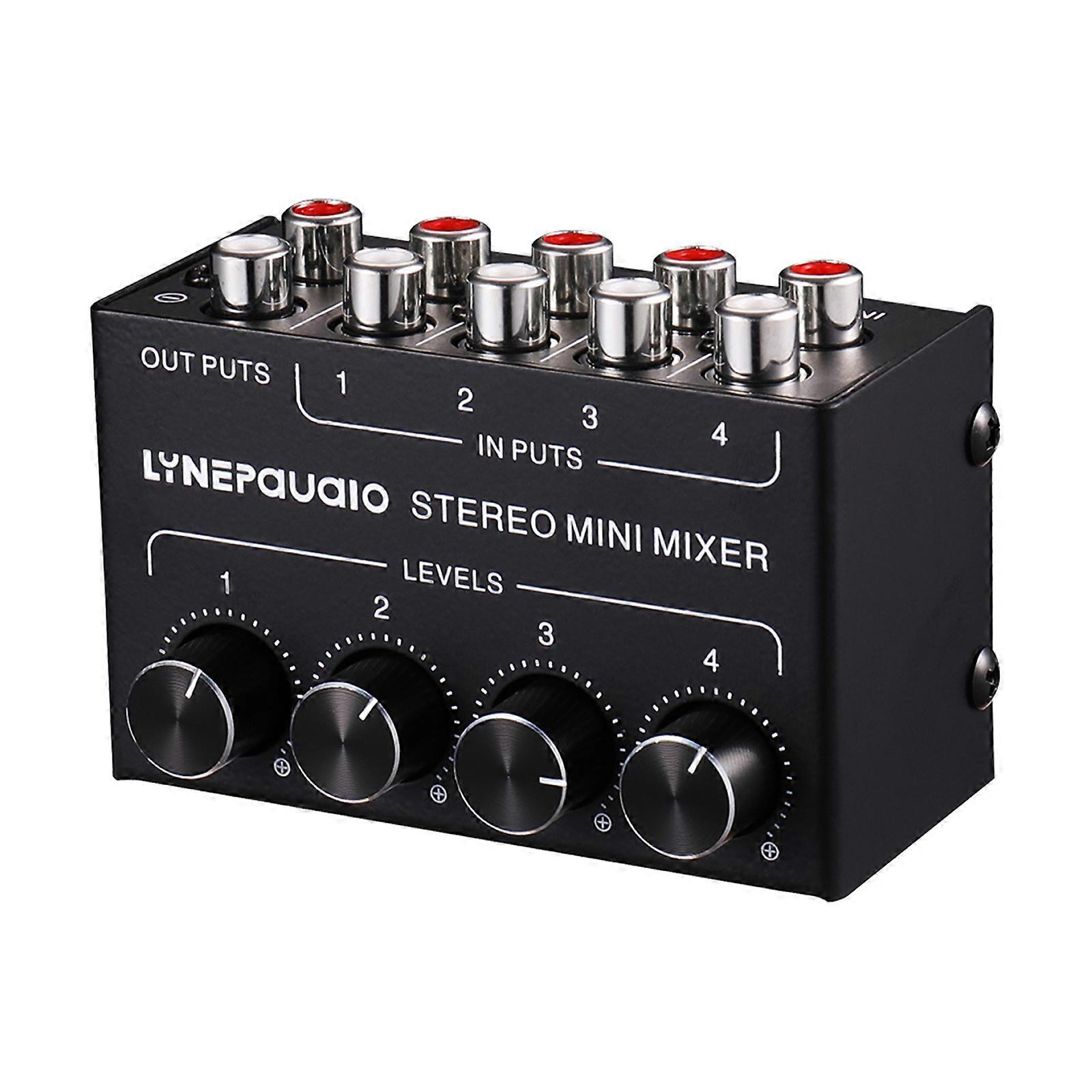 Mini Passive Stereo Mixer Sound Mixer 2.5K ohms to 10K ohms Output Impedance