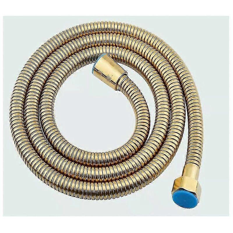 High Flow Stainless Steel Shower Hose Golden Shower Hose, Flexible, Rust Proof, Durable, High Temperature Resistant, Easy To Install Suitable For Bath