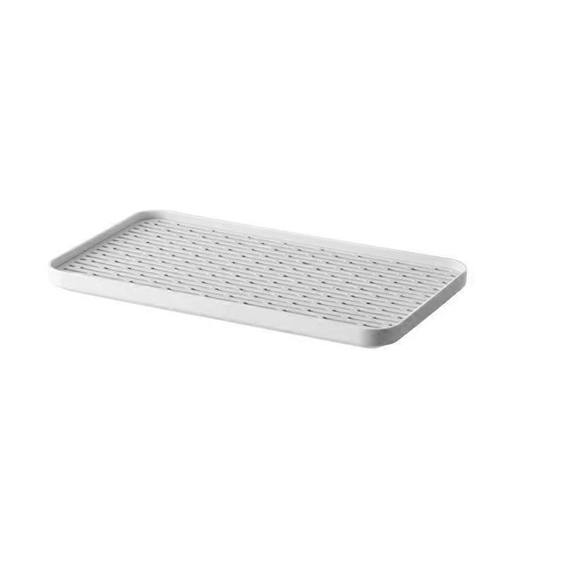 Double-Layer Drip Tray, Rectangular Drip Basket With Tray, Dishes and Fruit, Kitchen Household 39 * 22cm