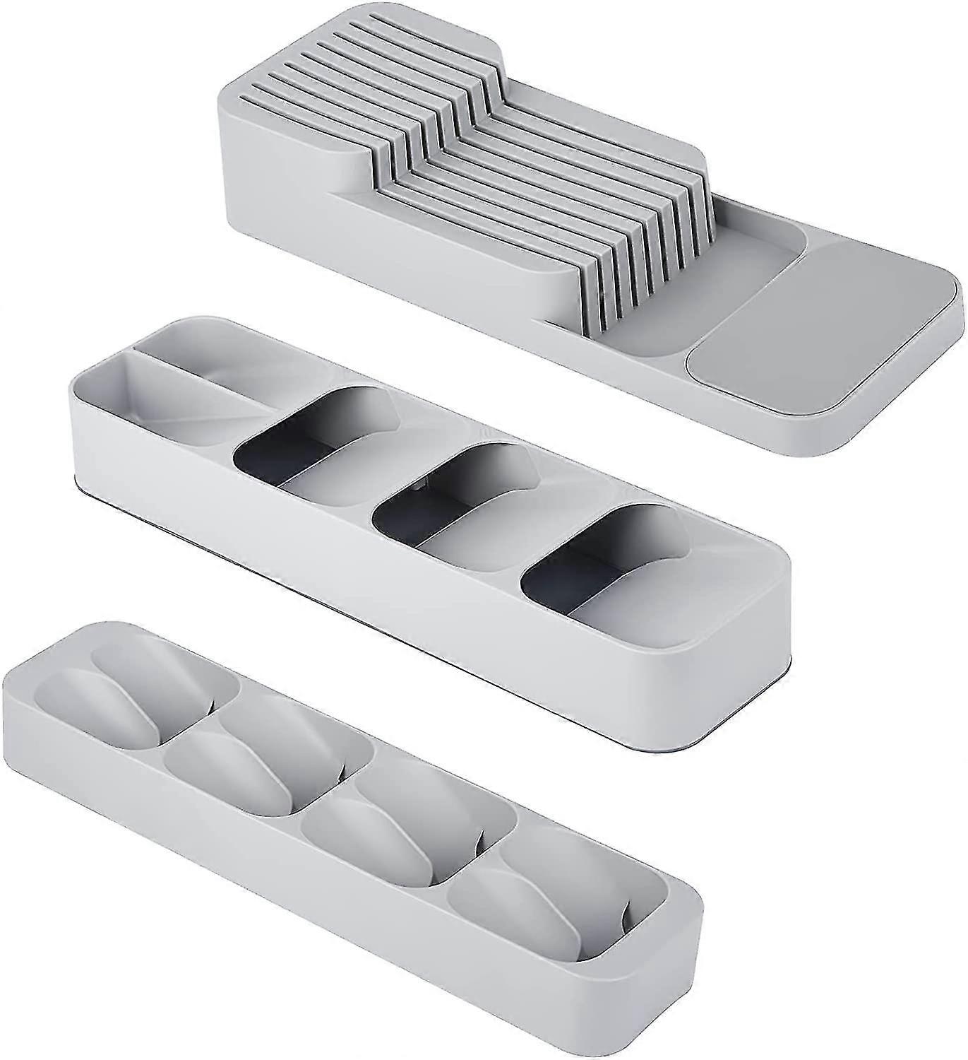 Kitchen Drawer Organizer Compact Cutlery Drawer Knife Organizer