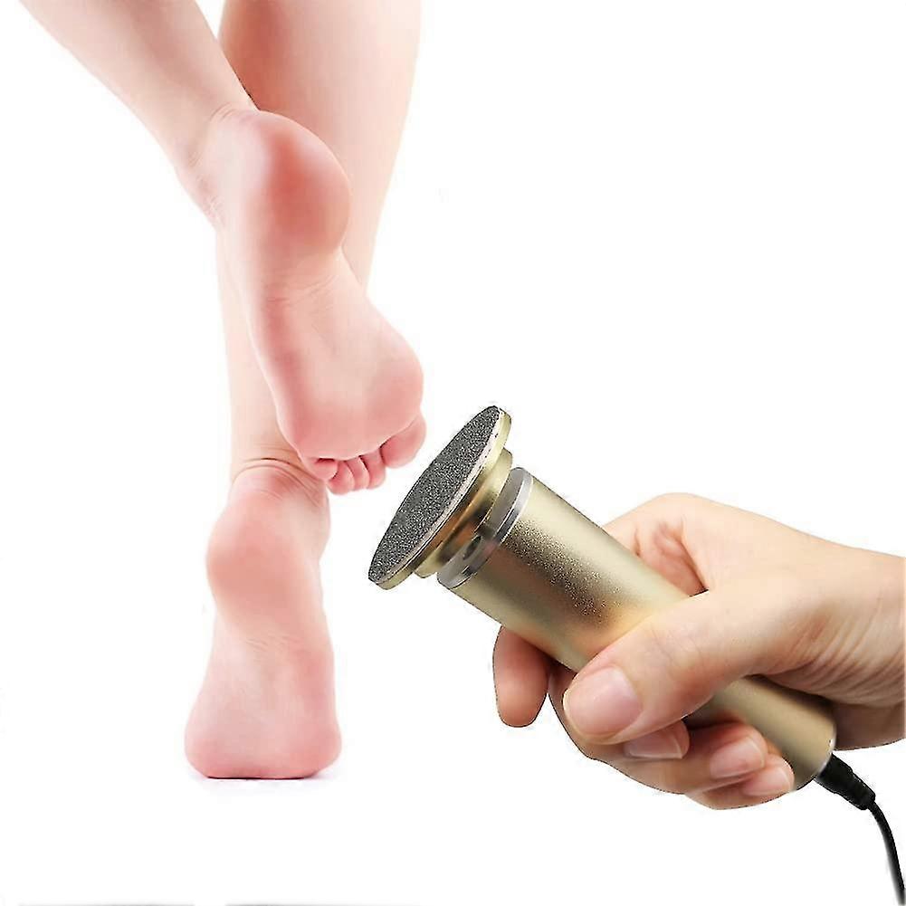 Electric Foot File (speed Adjustable) With 60pcs Replacement Sandpaper Disk, Professional Foot File