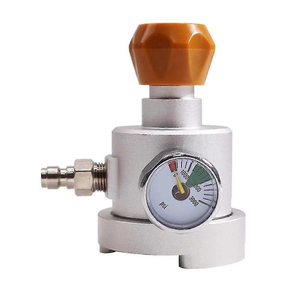 Co2 Compressed Fill Adaptor Remote On/off Adapter For Cylinder With Pressure Gauge C