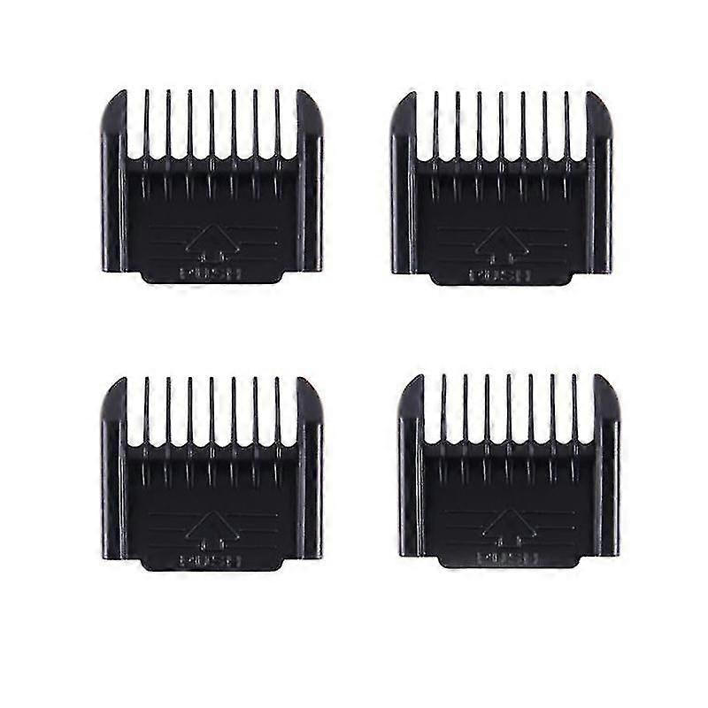 Electric Clipper Accessories,4pcs Cut Clipper Limit Comb Guide Attachment Size Barber Replacement(3