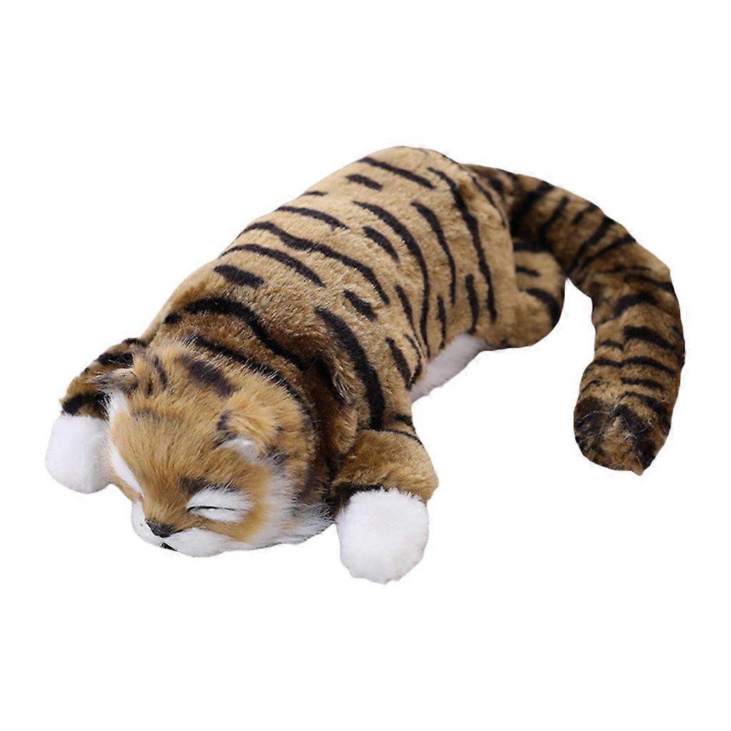 Stuffed Plush for Cat with Sound Tumbling Simulation Animal for Doll Child Birth