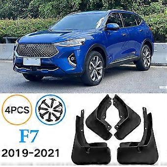 4pcs High Quality Abs Plastics Automobile Fender Mudguards Mud Flaps For Great Wall Haval F7 F7x 2019-2021 Car-styling