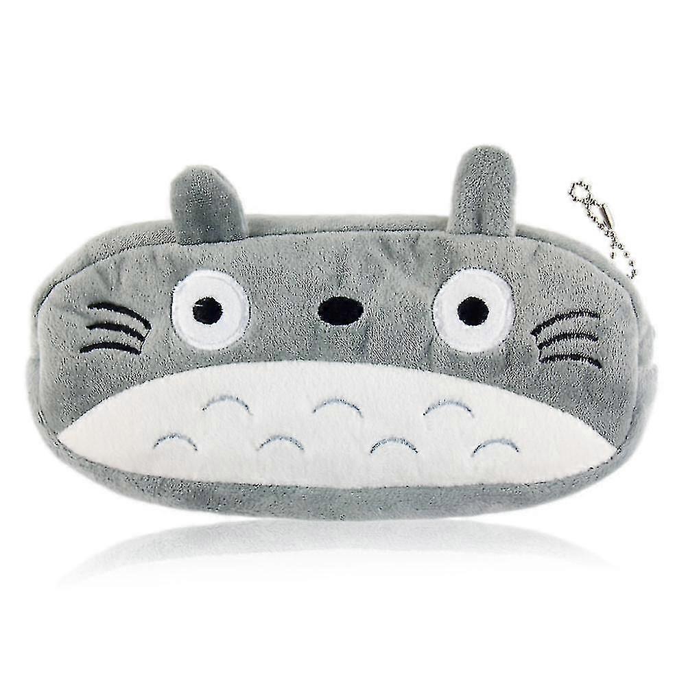 Carino Peluche Totoro Gatto Penna Matita Sacchetto Caso Cosmetico Trucco Borsa Borsa Cancelleria Sacchetti Con Cerniera Tw