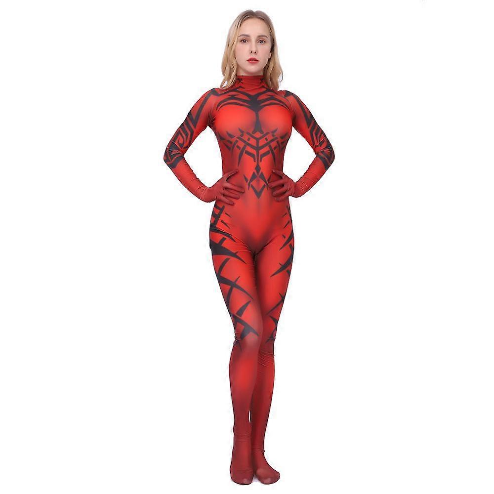 Womens Darth Talon Cosplay Costume Darth Talon Bodysuit Jumpsuit