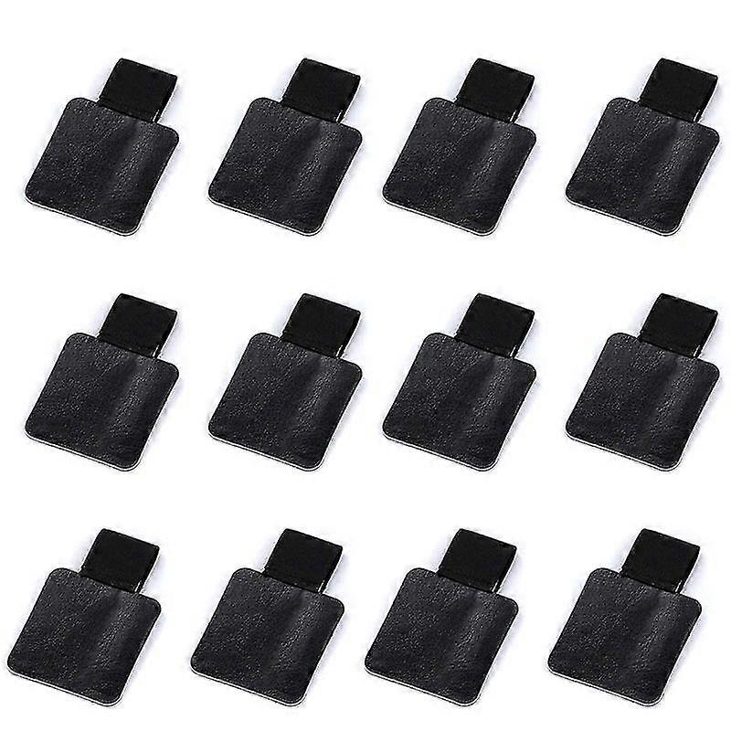 12 Pack Pen Loop Holder, -adhesive Pen Holder Pencil Elastic Loop For , Journals, Calendars (black)