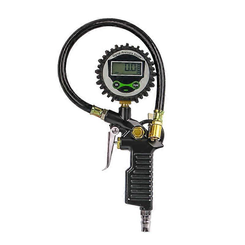 Car Tire Air Pressure Inflator Gauge Digital LCD Display Inflation Monitoring Manometer LED Backlight Vehicle Tester For Auto Betterlifefg