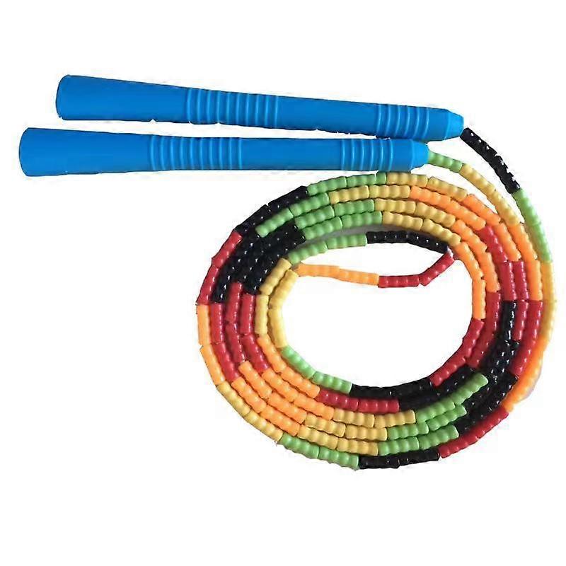 Beaded Skipping Rope Adjustable Jump Rope 360 Degree Rotation Skipping Rope for Adults and Children 1PCD-